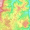 Mappa topografica La Croix-de-Monpazier, altitudine, rilievo
