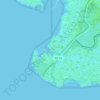 Mappa topografica Steward Bayou, altitudine, rilievo