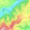 Mappa topografica Les Monneaux, altitudine, rilievo