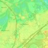 Mappa topografica Brachterbeek, altitudine, rilievo