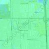 Mappa topografica University Lakes Mobile Home Park, altitudine, rilievo