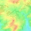 Mappa topografica Le Briou, altitudine, rilievo
