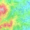 Mappa topografica Chianchiro, altitudine, rilievo