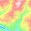 Mappa topografica El Cardon, altitudine, rilievo