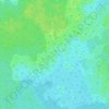 Mappa topografica Big Cypress Swamp, altitudine, rilievo