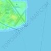 Mappa topografica Quonset Point, altitudine, rilievo