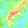 Mappa topografica Pila, altitudine, rilievo