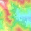 Mappa topografica Pierle, altitudine, rilievo