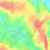 Mappa topografica Pouldavid, altitudine, rilievo