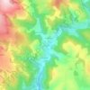 Mappa topografica Les Gardies, altitudine, rilievo