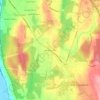 Mappa topografica Sherwood Park, altitudine, rilievo