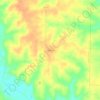Mappa topografica Sue City, altitudine, rilievo