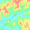 Mappa topografica Cuzco, altitudine, rilievo