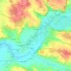 Mappa topografica La Rodde, altitudine, rilievo