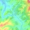 Mappa topografica Greti, altitudine, rilievo