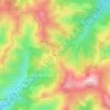 Mappa topografica Sarasset, altitudine, rilievo