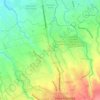 Mappa topografica De Ocampo, altitudine, rilievo