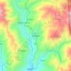 Mappa topografica Kabayan, altitudine, rilievo