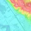 Mappa topografica Bordeneuves Est, altitudine, rilievo