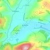 Mappa topografica Brockton, altitudine, rilievo