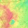Mappa topografica Bull Run, altitudine, rilievo