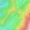 Mappa topografica La Coche, altitudine, rilievo