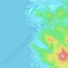 Mappa topografica Jubasan, altitudine, rilievo