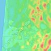 Mappa topografica Het Club du Huga, altitudine, rilievo