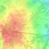 Mappa topografica Chez Vinatier, altitudine, rilievo