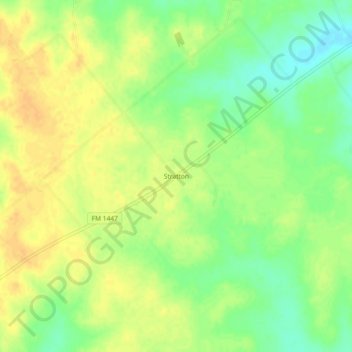 Mappa topografica Stratton, altitudine, rilievo