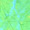 Mappa topografica Slocum Village, altitudine, rilievo
