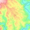 Mappa topografica Milaya, altitudine, rilievo