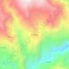 Mappa topografica Montecruz, altitudine, rilievo