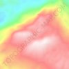 Mappa topografica Futa, altitudine, rilievo