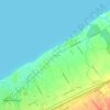 Mappa topografica Fairfield, altitudine, rilievo