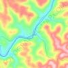 Mappa topografica Thornton, altitudine, rilievo