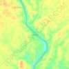 Mappa topografica La Fronda, altitudine, rilievo