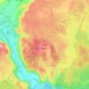 Mappa topografica Chapias, altitudine, rilievo