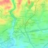 Mappa topografica Prices Corner, altitudine, rilievo