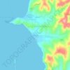 Mappa topografica Arilas, altitudine, rilievo