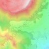 Mappa topografica Les Roses, altitudine, rilievo