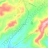 Mappa topografica Douglas Flat, altitudine, rilievo