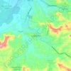 Mappa topografica Coatzintla, altitudine, rilievo