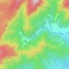 Mappa topografica Raintown, altitudine, rilievo