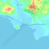 Mappa topografica Balangiga, altitudine, rilievo