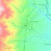 Mappa topografica Wao, altitudine, rilievo