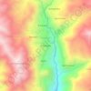Mappa topografica El Panecillo, altitudine, rilievo