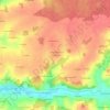 Mappa topografica Le Puy Mary, altitudine, rilievo