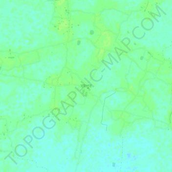 Mappa topografica Roypur, altitudine, rilievo