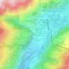 Mappa topografica Le Reverset, altitudine, rilievo